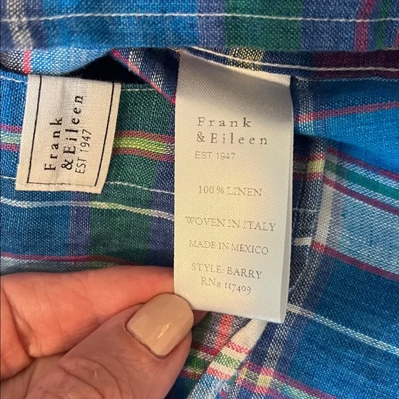 Frank & Eileen Vibrant Plaid Shirt - Picture 4 of 4